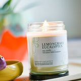 Lemongrass Eucalyptus Soy Candle