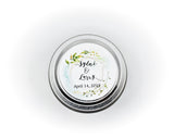 Wedding/Party Favors -  150 Two Ounces Travel Silver Tin Soy Candles Pattern B