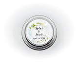 Wedding/Party Favors -  50 Two Ounces Travel Silver Tin Soy Candles Pattern B