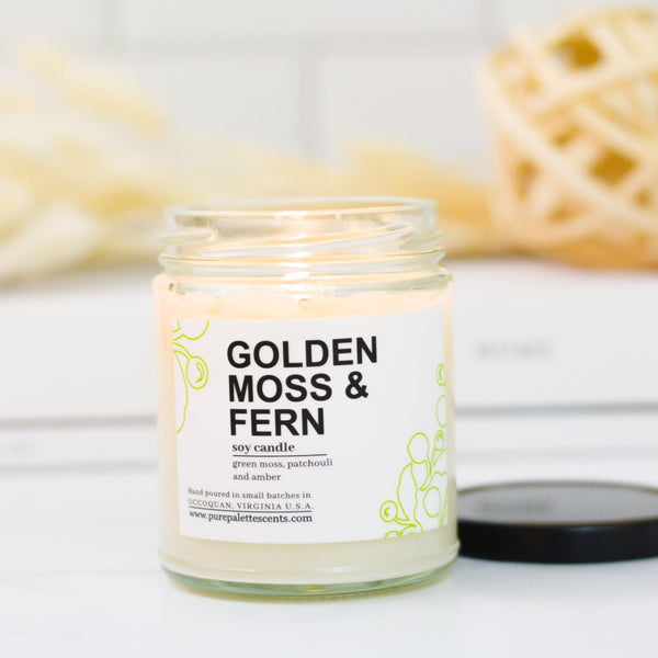 Golden Moss & Fern Soy Candle