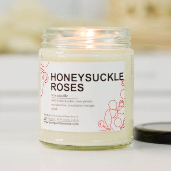 Honeysuckle Roses Soy Candle