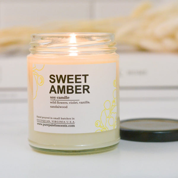 Sweet Amber Soy Candle