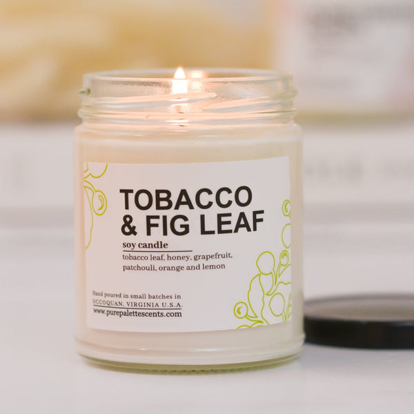 Tobacco & Fig Leaf Soy Candle